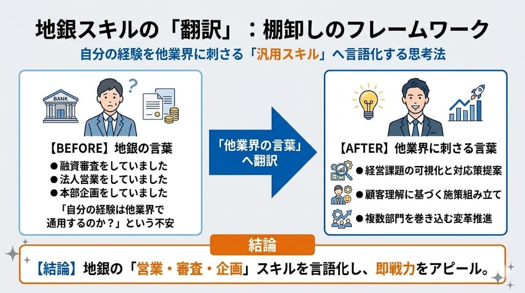 地方銀行勤務者が評価されるスキル:棚卸しの観点