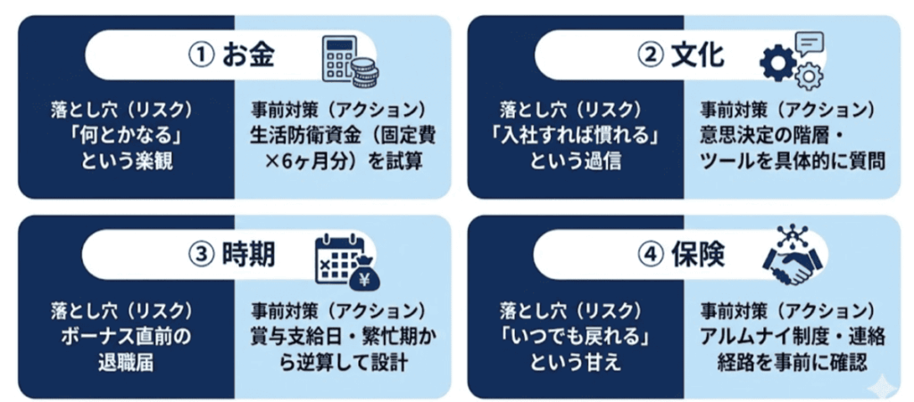 金融から転職で後悔しない注意点——年収・文化ギャップ・タイミング